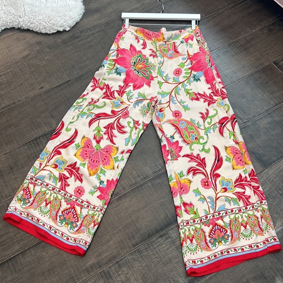 Rachel Zoe Pants - AS NEW RACHEL ZOE NEW YORK PRINTED OANTS SIZE L